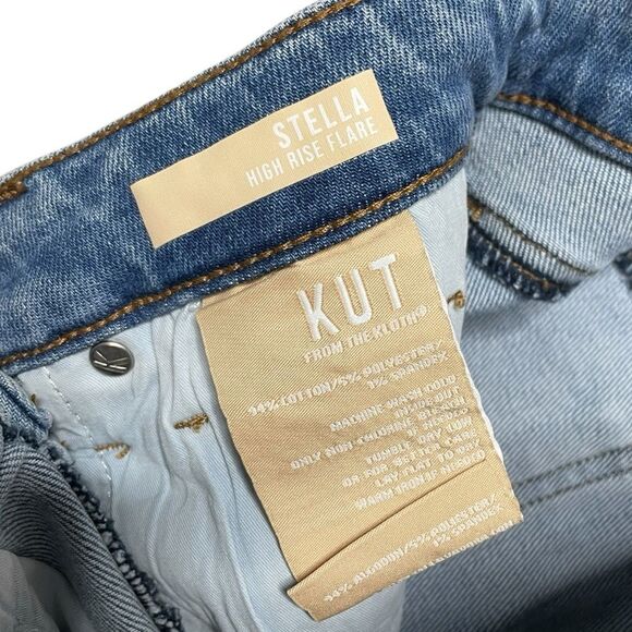 KUT FROM THE KLOTH Stella High Rise Flare Jeans Size 6 - Picture 11 of 11